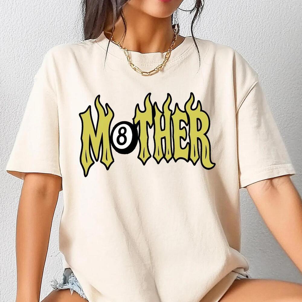 Mother Shirt, Trendy 8 Ball Mother Tee, Lucky Mama Tshirt